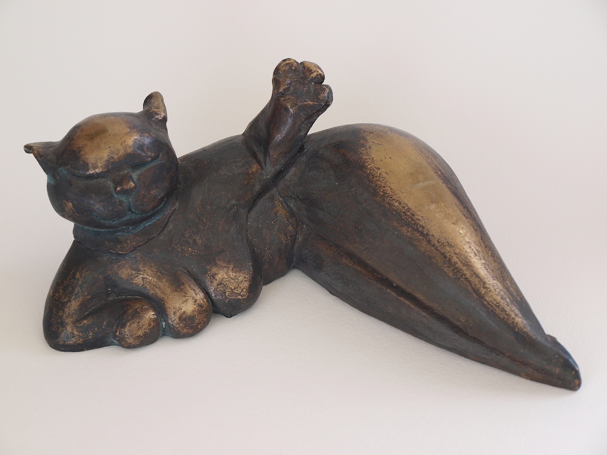 Katzenfrau skulptur veronica waldburg