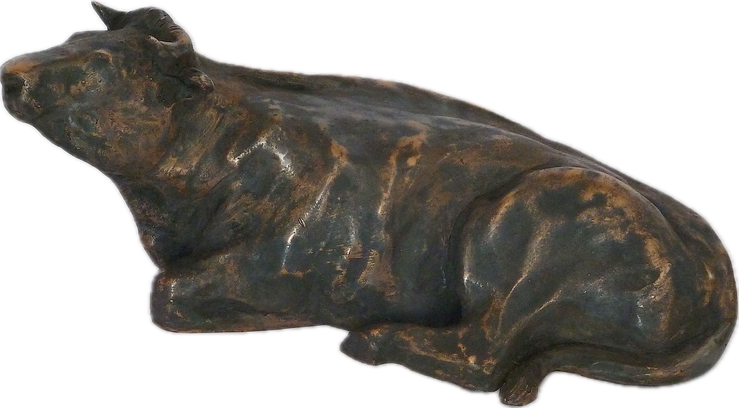 Kuh Skulptur Bronze Veronica Waldburg neu