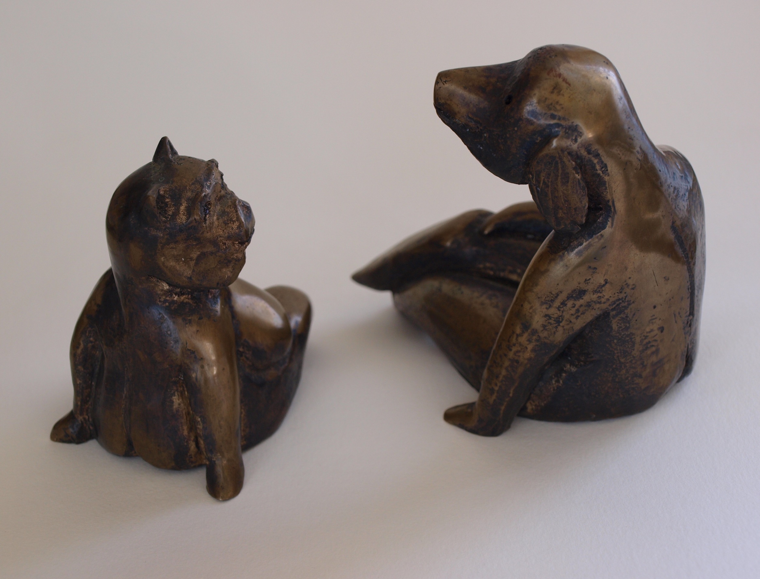 Veronica Waldburg Bronze Skulpturen Mutanten Hunde 3