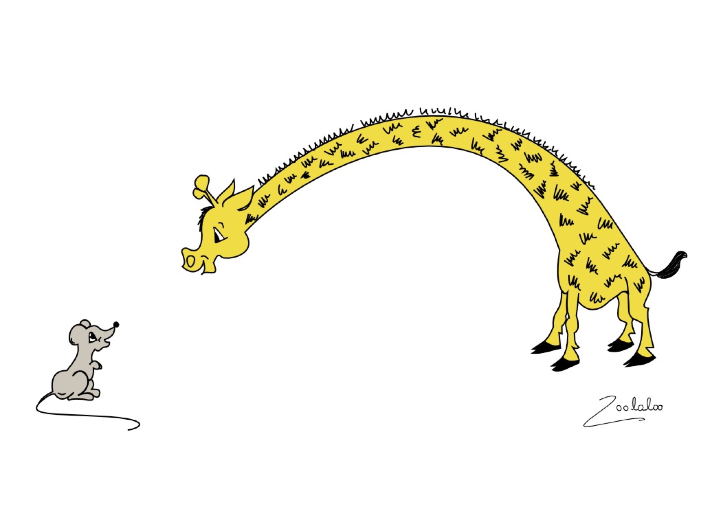 Veronica Waldburg Zoolaloo Giraffe Maus