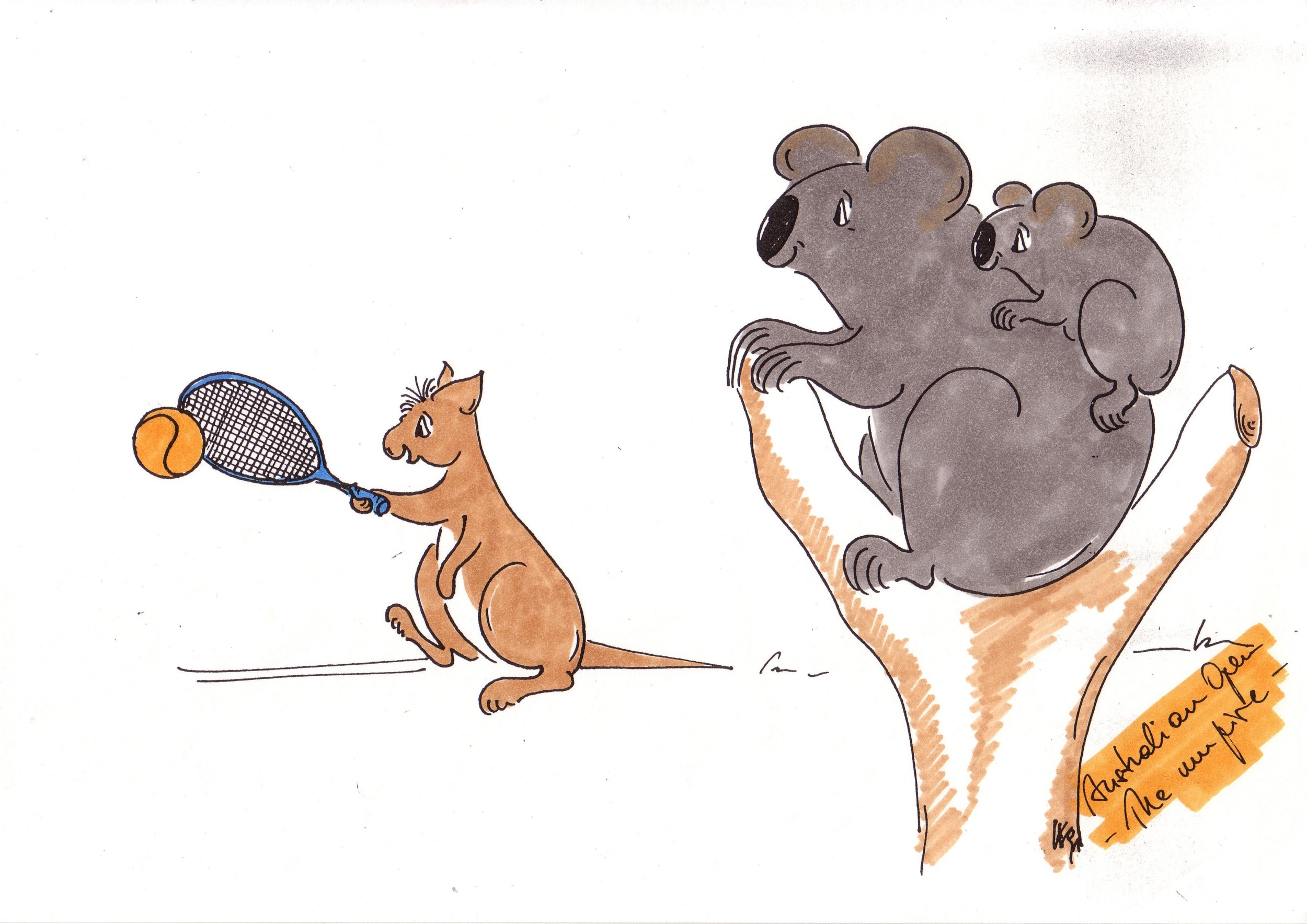 Veronica Waldburg Zoolaloo Kaenguruh Tennis5 farbe