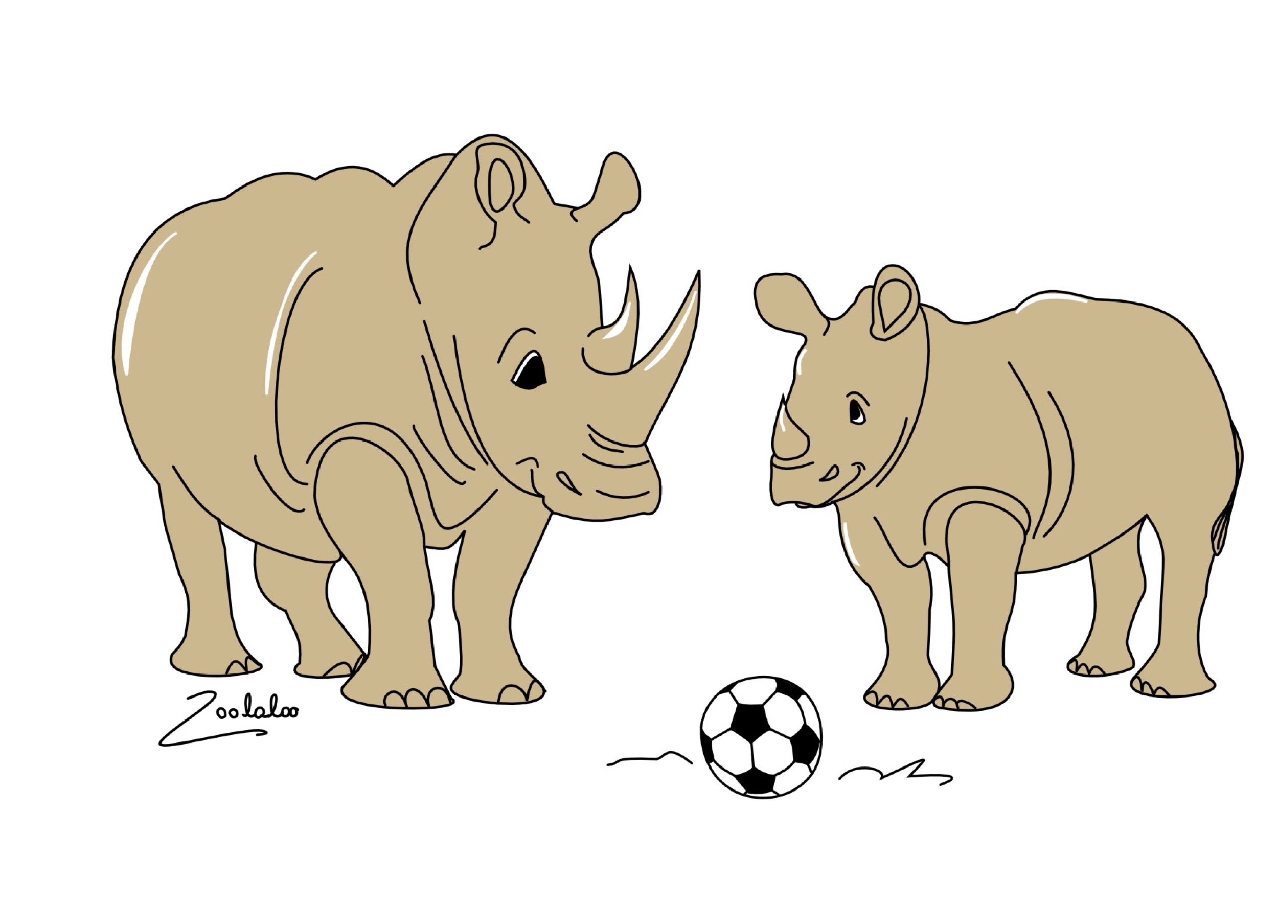 Veronica Waldburg Zoolaloo Nashorn